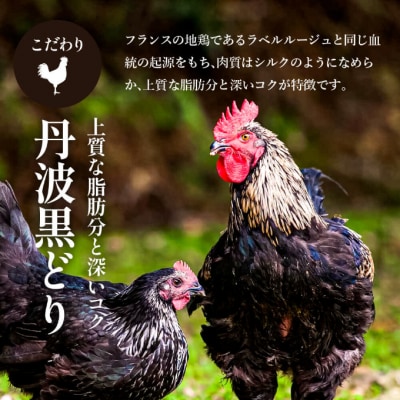 地鶏 丹波黒どり 大満足セット 計7.4kg 福袋 モモ肉 炭火焼 手羽元[No5698-1447]