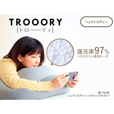 至福のとろけるまくら TROORY ニュアンスグレー 新生活 一人暮らし [No5698-1418]