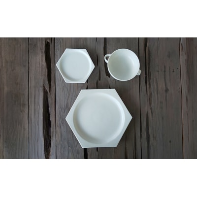 白瓷 Meal set お食事セット 皿 スープカップ セット スープ皿[No5698-1570]