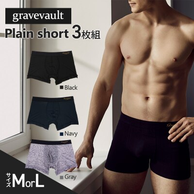gravevault Plain short 3枚セット Lサイズ[No5698-8104]