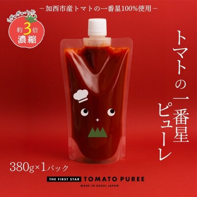太陽のトマトピューレ 380g×1本[No5698-1655]