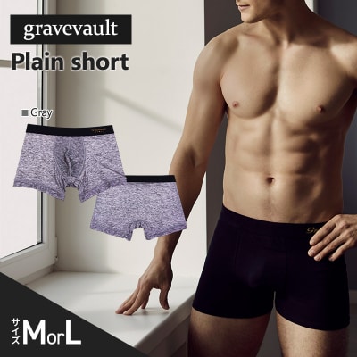 gravevault Plain short  Gray Mサイズ[No5698-8109]