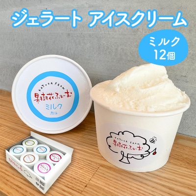 ジェラート ミルク 12個 アイス アイスクリーム スイーツ[No5698-1608]
