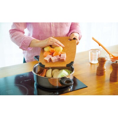 期間限定寄附額 [ ミクロまな板 (L) (M) (S) セット 茶 ][No5698-2532]