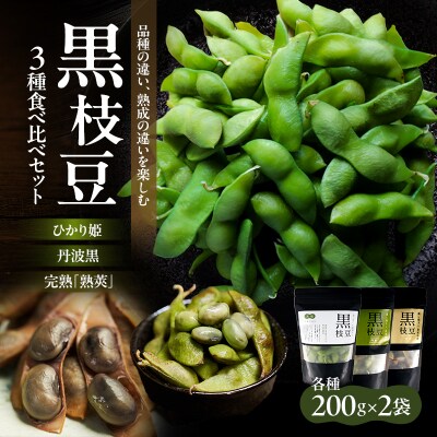 農林水産大臣官房長賞受賞記念　兵庫の黒枝豆食べ比べセット 6P[No5698-2757]