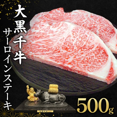 大黒千牛　サーロインステーキ 500g 黒毛和牛 ステーキ 和牛[No5698-2817]