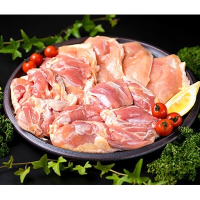 はかた地どり(モモ肉、ムネ肉) 4kg入り