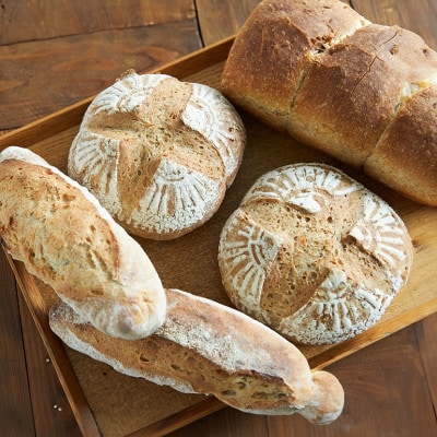 【毎月定期便】【ときはや石窯薪火パン】無糖、無塩パンセット全3回