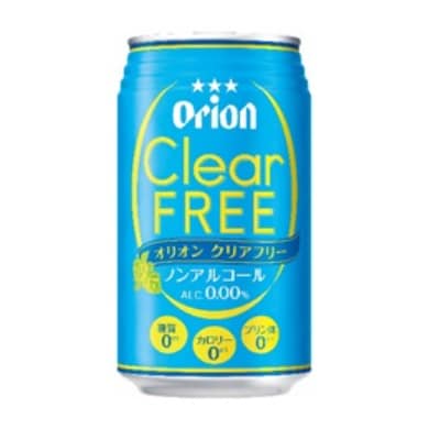 【ノンアルコール】　オリオン　クリアフリー　缶350ml　6缶パック×4入り