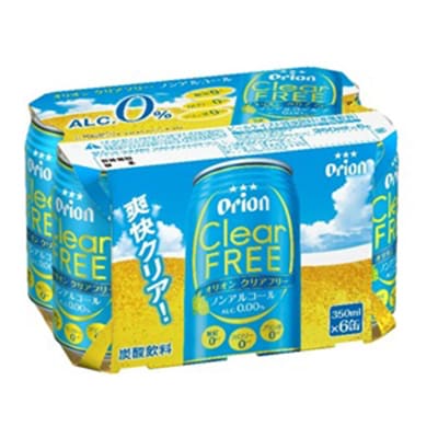 オリオンビール オリオンクリアフリー 350ml×24缶 ビール缶 ノンアルコールビール