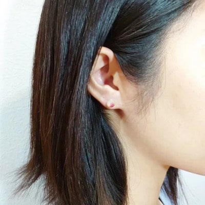 長七屋の月桃ピアス【GeP-1】証明書付