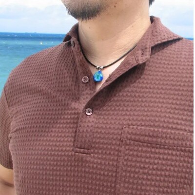 長七屋のケラマブルーネックレス　KNH-7 　証明書付き