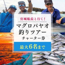 宮城船長と行く【マグロ釣りパヤオツアー】チャーター券(大人6名迄)