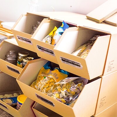 収納ボックス FIELD CONTAINER フルサイズ9点セット (カラー:KRAFT) ZA06