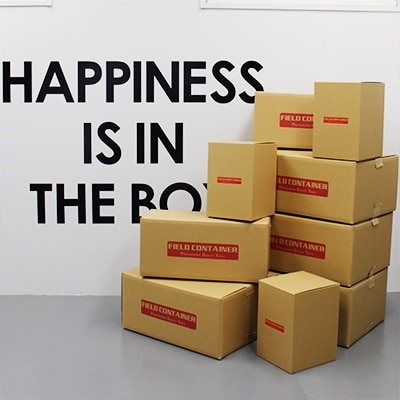 収納ボックス FIELD CONTAINER フルサイズ9点セット (カラー:KRAFT) ZA06