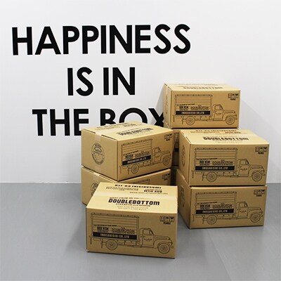 収納BOX DOUBLEBOTTOM ALEX ベースカラーKRAFT 8点セット ZA09