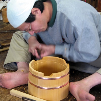 木曽さわら手作りおひつ3合用