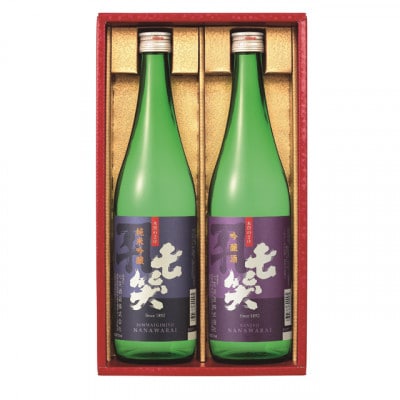 【七笑酒造】木曽の華セット(純米吟醸酒720ml・吟醸酒720ml　各1本)蔵元直送