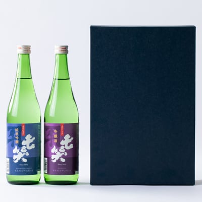 【七笑酒造】木曽の華セット(純米吟醸酒720ml・吟醸酒720ml　各1本)蔵元直送