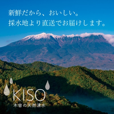 ミネラルウォーター「木曽の天然湧水KISO」280ml(40本) ウォーターツリーボトル