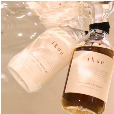 木曽駒ヶ岳の天然水を使った ikue 4stepcare シャンプー&トリートメント