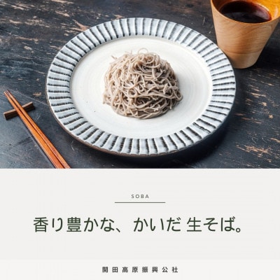 【開田高原】在来品種の開田早生を使用した「かいだそば」5セット希少価値高め!