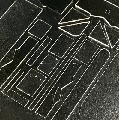 【木曽発】アップサイクルガラス アクセサリー cube-crystal