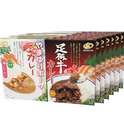 かながわブランド足柄牛とやまゆりポークのカレー28個セット