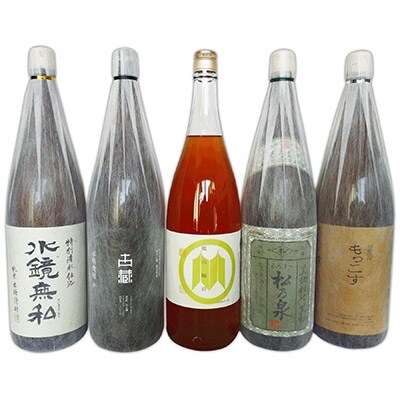 球磨焼酎　松の泉　飲み比べ5本セット(各1800ml)
