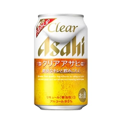 クリア アサヒ缶　350ml×24