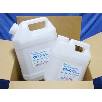●イオンクリン洗浄水　アルカリイオン電解水2リットルボトル1本+4リットルボトル1本