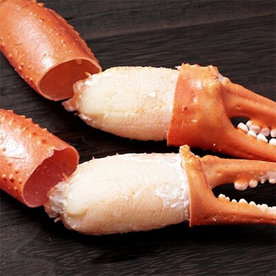 稚内産紅ズワイガニ爪特大サイズ1kg あふれ出すカニの旨味が至高の爪肉