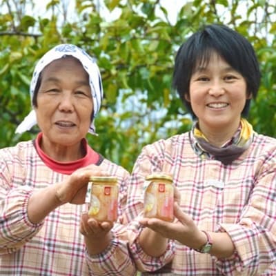 阿部農縁　新鮮な福島県の桃を使用　桃のコンポート7本セット