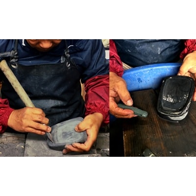土佐の伝統工芸品『土佐硯』　ふち加工あり