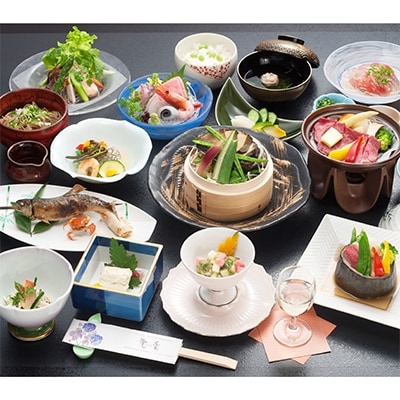【ふるさと納税限定】かんすい苑覚楽　スタンダード　1泊2食付　ペア宿泊券