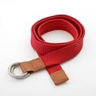 組紐ベルト「CLVER」ダブルD(30mm)赤