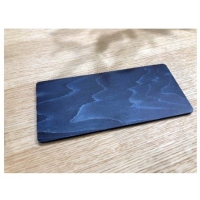 藍染杉コースター・三種盛り コバルト(陶磁器)セット【DM002】 