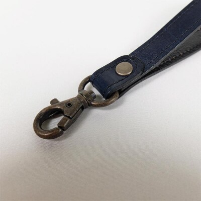 阿波レザー 本藍染め キーストラップ 1本【CZ012】
