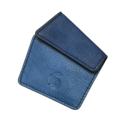 本革 藍染め オリガミコインケース【CT004】