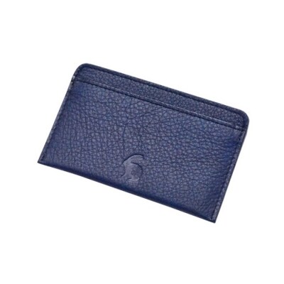 本革 藍染め 単カードケース【CT005】