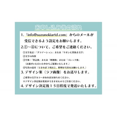 チョークアート似顔絵(20×20cm)藍染め　肖像画　記念品【EK001】