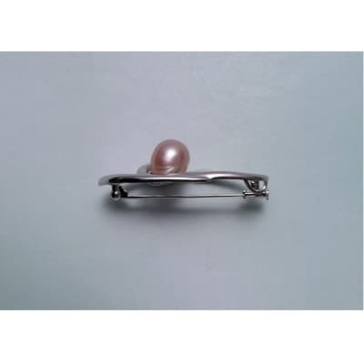 【特選品】淡水バロック真珠ブローチ【EH006】