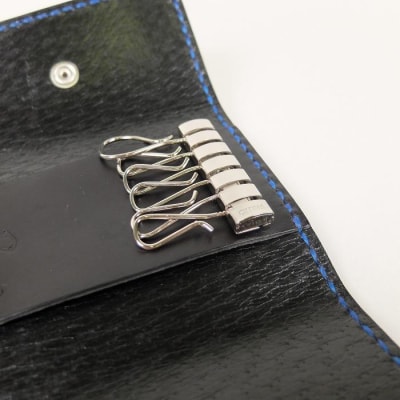 阿波レザー　本藍染め キーケース【CZ006】