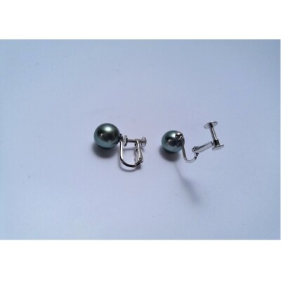 【特選品】黒蝶真珠イヤリング【EH007】