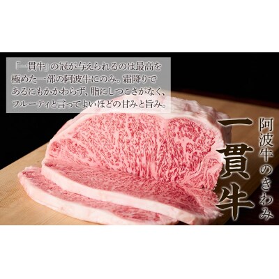 <一人贅沢> 阿波牛のきわみ「一貫牛」赤身焼肉&しもふり焼肉 300g【AA012】