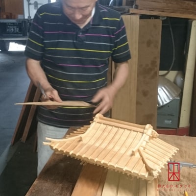 唐木神棚/社　大一社(欅)　【DQ003】