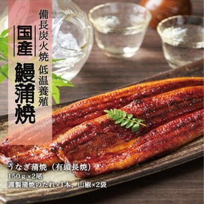 備長炭火焼　低温養殖　国産鰻蒲焼【AG005】