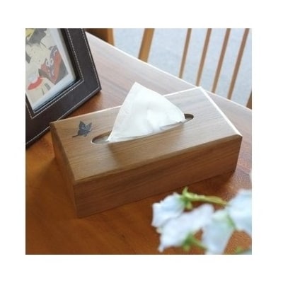 【細部までこだわった技の結晶】木製ティッシュケース(エンジュ材)【DK006】