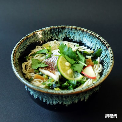 天然鳴門鯛にゅう麺10個セット(柚子唐辛子10個)【BA008】