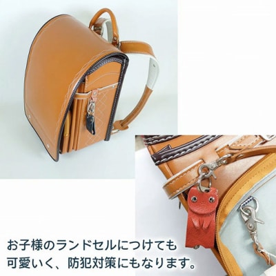 KUROKAWカギ守猫キーカバー本革リング付きカラフル3点セット【CZ035】